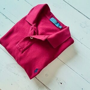 Polo by Ralph Lauren Red‎ Polo Shirt Mens XL Pony Logo Short Sleeve